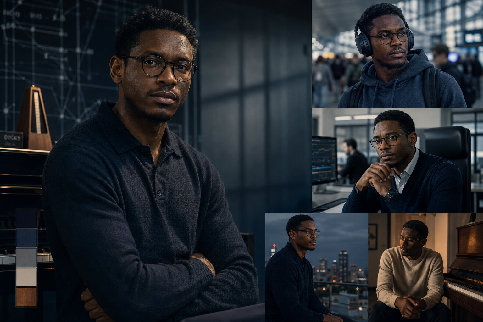 UNEVEN supporting character visual development board