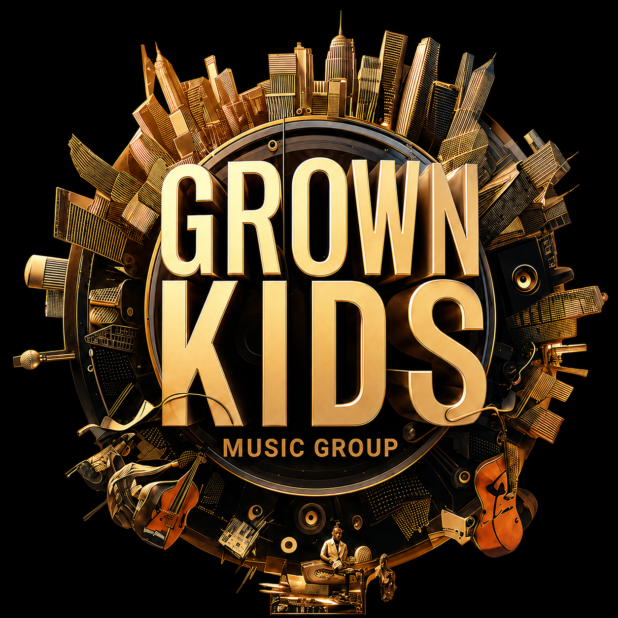Grown Kids Music Group — official label and music group branding